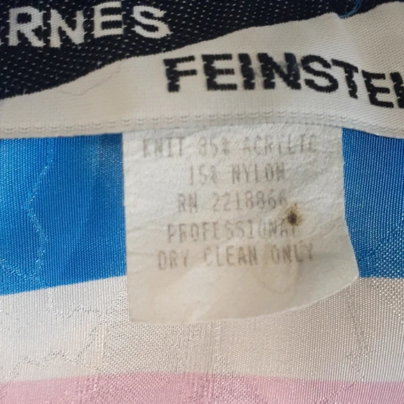 Vintage Y2k Office Siren vibrant color blocking blouse top size 6 - Picture 12 of 15